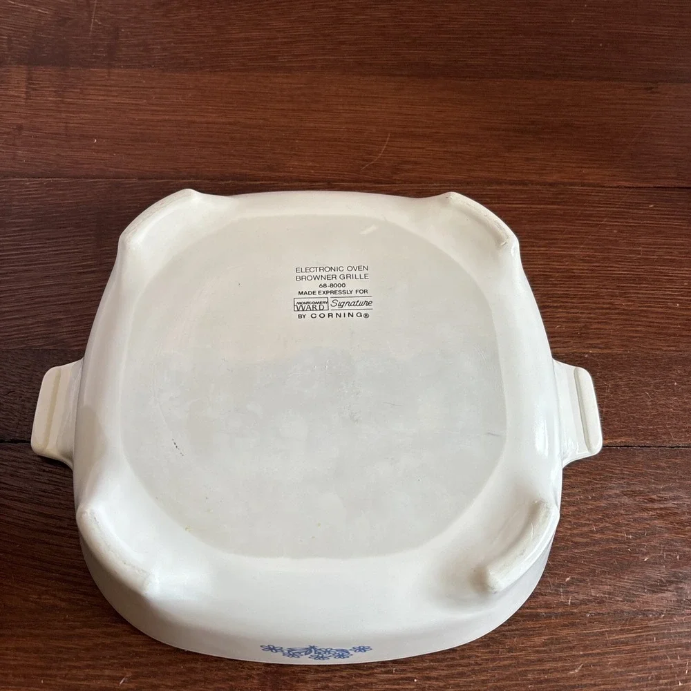 Corning Ware‎  Oven Browner Grill 68-8000 Made for Montgomery Ward VTG *No Lid*